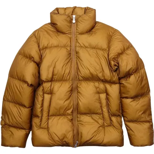 Bronze Braune Ripstop Puffer Jacke , Herren, Größe: S - Pyrenex - Modalova