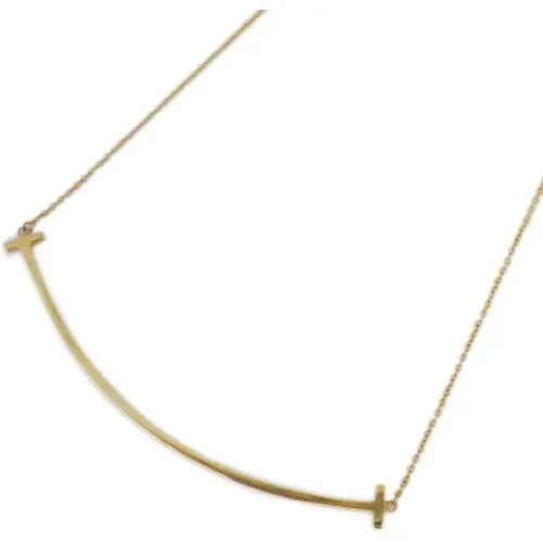 Pre-owned Gold necklaces , female, Sizes: ONE SIZE - Tiffany & Co. Pre-owned - Modalova