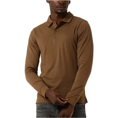 Herren Polo T-Shirts aus glatter Baumwolle , Herren, Größe: S - Calvin Klein - Modalova