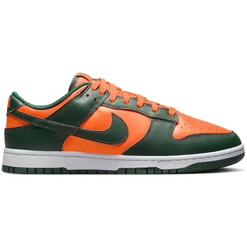 Miami Hurricanes Retro Dunk Low , male, Sizes: 10 1/2 UK, 7 UK, 11 UK, 13 1/2 UK - Nike - Modalova