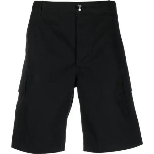 Schwarze Logo Bermuda Shorts , Herren, Größe: 4XS - Kenzo - Modalova