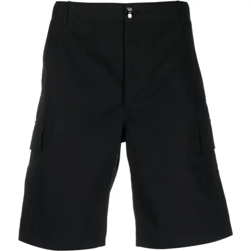 Schwarze Logo Bermuda Shorts , Herren, Größe: W40 - Kenzo - Modalova