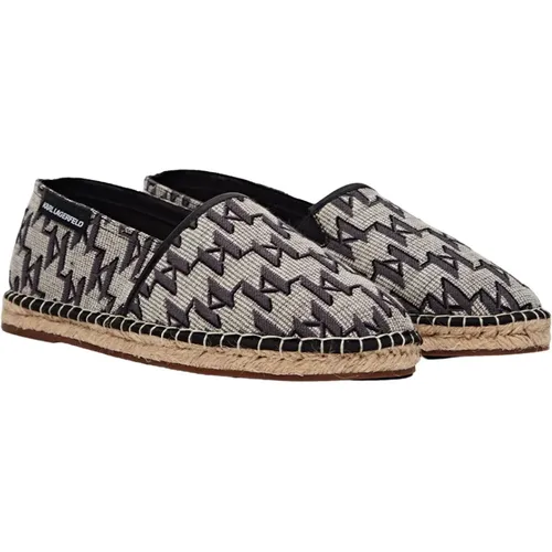 Espadrilles , male, Sizes: 7 UK - Karl Lagerfeld - Modalova