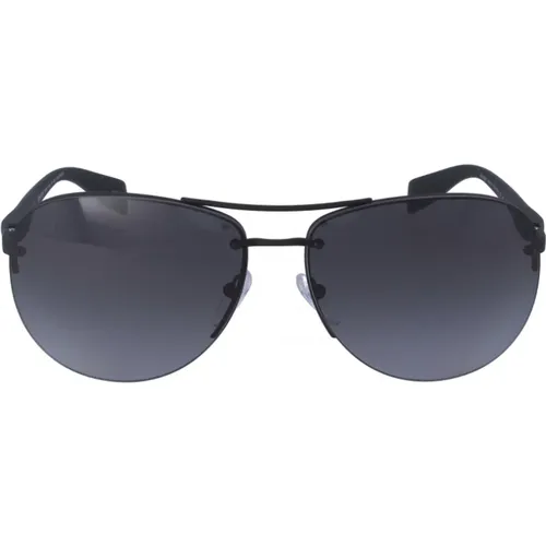 Sport OPS56Ms Sunglasses Polarized Lenses , male, Sizes: 65 MM - Prada - Modalova