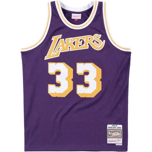Lakers Swingman Jersey , male, Sizes: L, M, S - Mitchell & Ness - Modalova