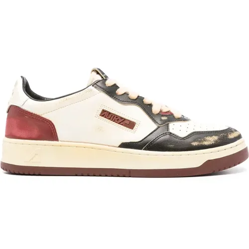 Vintage Panel Leather Sneakers , female, Sizes: 6 UK, 3 UK, 5 UK, 7 UK, 4 UK - Autry - Modalova