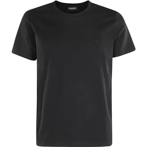 Lässiges Baumwoll T-Shirt , Herren, Größe: XL - Dondup - Modalova