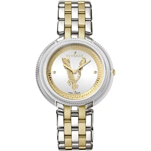 Thea Stainless Steel Bracelet Watch , female, Sizes: ONE SIZE - Versace - Modalova