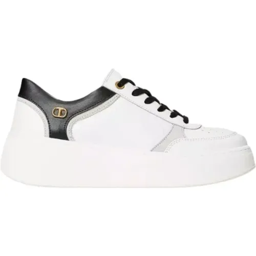 Sneakers Platform aus Leder Art. 232Tcp090 - Twinset - Modalova