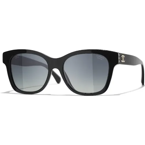 Square Sunglasses in Acetate , unisex, Sizes: 54 MM - Chanel - Modalova