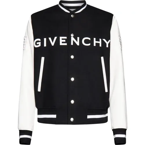 Woll- und Lederjacken Givenchy - Givenchy - Modalova