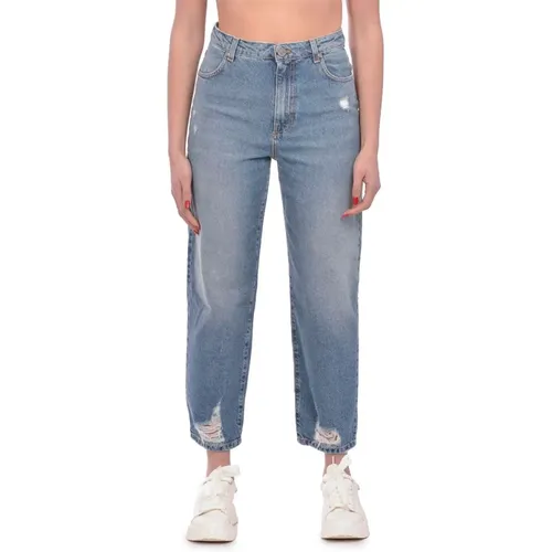 Stylische Cropped Jeans für Frauen , Damen, Größe: W28 - Gaëlle Paris - Modalova