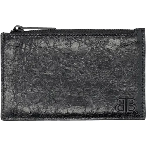 Klassische Leder Brieftasche - Balenciaga - Modalova
