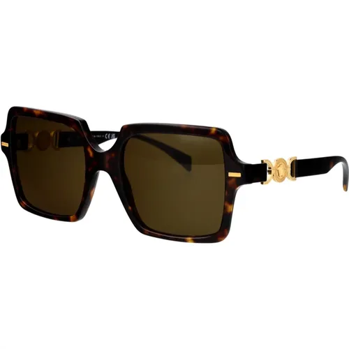 Stylish Sunglasses with Model 0Ve4441 , female, Sizes: 55 MM - Versace - Modalova