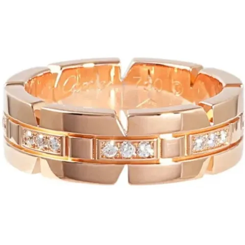 Pre-owned Rose Gold rings , female, Sizes: ONE SIZE - Cartier Vintage - Modalova