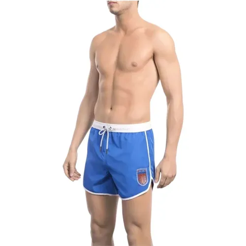 Elegante Maritime Bliss Herren Badeshorts , Herren, Größe: S - Bikkembergs - Modalova