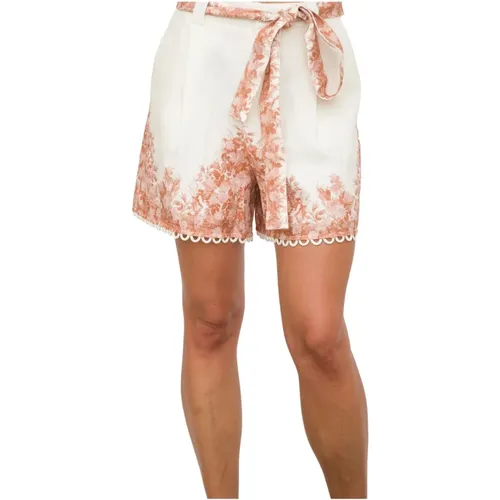 Beige Taille Shorts , Damen, Größe: XS - Twinset - Modalova