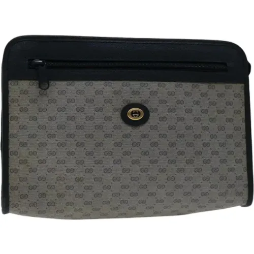 Pre-owned Leder clutches - Gucci Vintage - Modalova