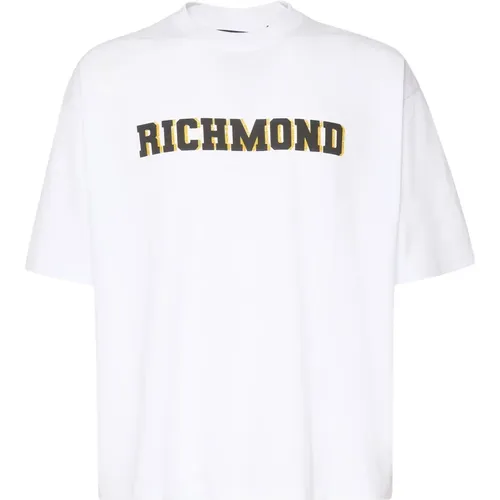 Cotton T-shirt with Logo , male, Sizes: M, L, S - John Richmond - Modalova