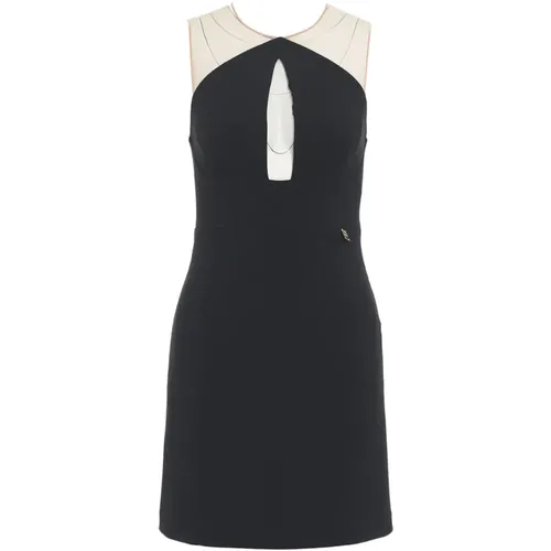 Schwarzes Kleid für Frauen , Damen, Größe: XL - Elisabetta Franchi - Modalova