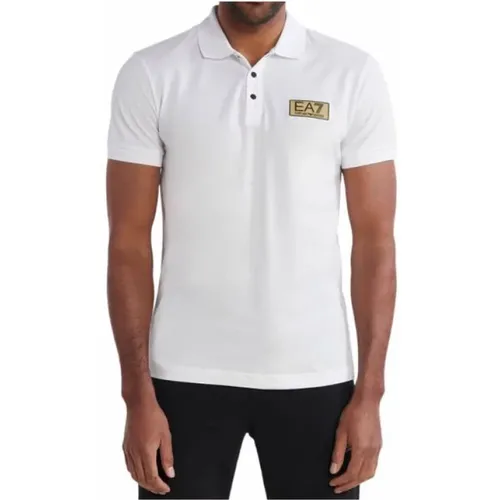 Stylisches Polo , Herren, Größe: M - Emporio Armani EA7 - Modalova