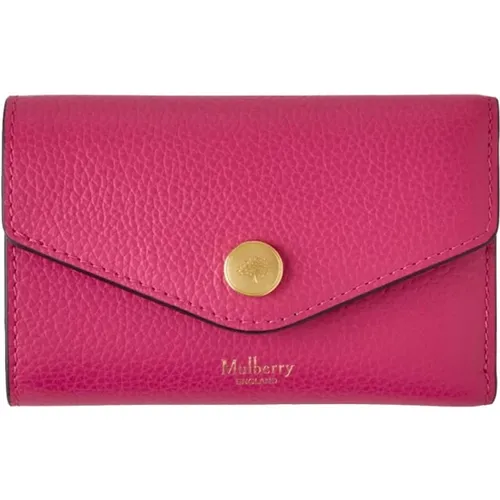 Folded Multi-Card Wallet, , female, Sizes: ONE SIZE - Mulberry - Modalova