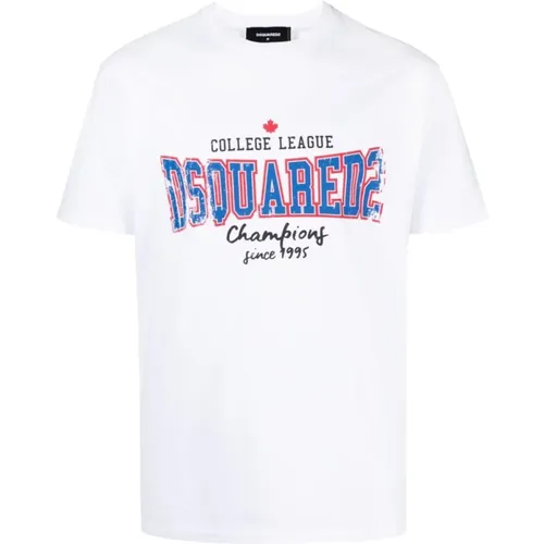 T-shirts and Polos , male, Sizes: S, L, M, XL - Dsquared2 - Modalova