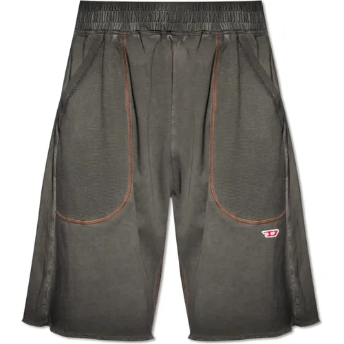 P-Bask Shorts mit Logo , Herren, Größe: M - Diesel - Modalova