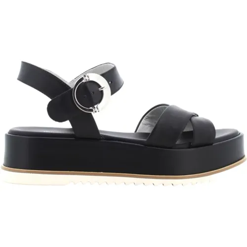 Platform Sandals for Women , female, Sizes: 5 UK, 4 UK, 6 UK, 3 UK - Nerogiardini - Modalova