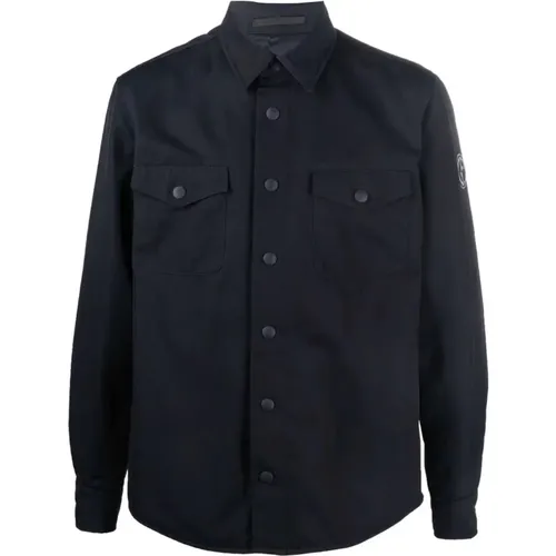 Shirt Long Sleeve , male, Sizes: M - Giorgio Armani - Modalova