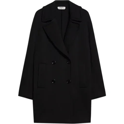 Coat with Wide Lapel Collar , female, Sizes: XS, S, M, L - Max Mara - Modalova