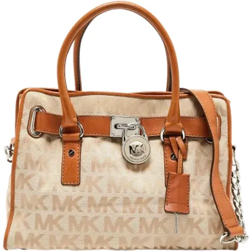 Pre-owned Canvas handbags , female, Sizes: ONE SIZE - Michael Kors Pre-owned - Modalova