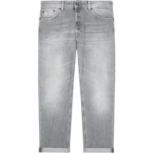 Jeans Grey , female, Sizes: W25, W24 - Dondup - Modalova