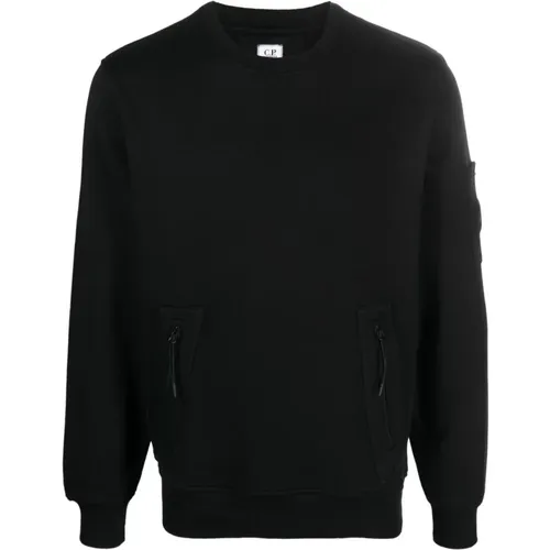 Diagonal Raised Fleece Kangaroo Sweater , male, Sizes: 2XL, L, M - C.P. Company - Modalova