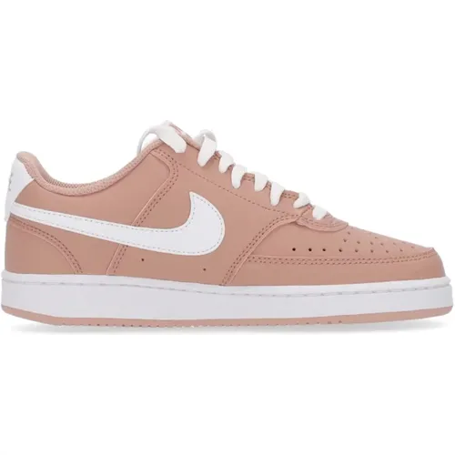 Niedriger Court Vision Sneaker Rose Whisper , Damen, Größe: 37 1/2 EU - Nike - Modalova