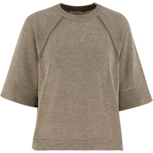 Sweater , female, Sizes: S, L, M - BRUNELLO CUCINELLI - Modalova