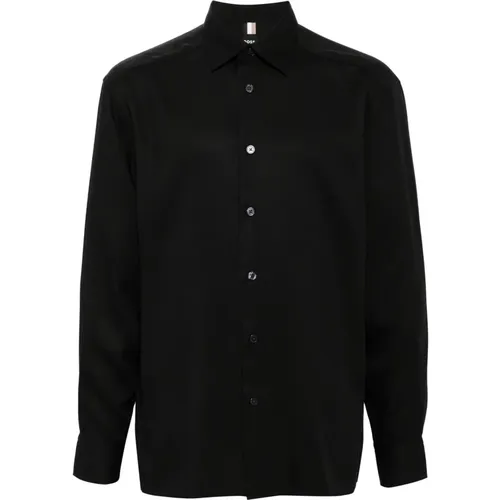 Lyocell shirt in C-Cory243 style , male, Sizes: 2XL, L, XL - Hugo Boss - Modalova