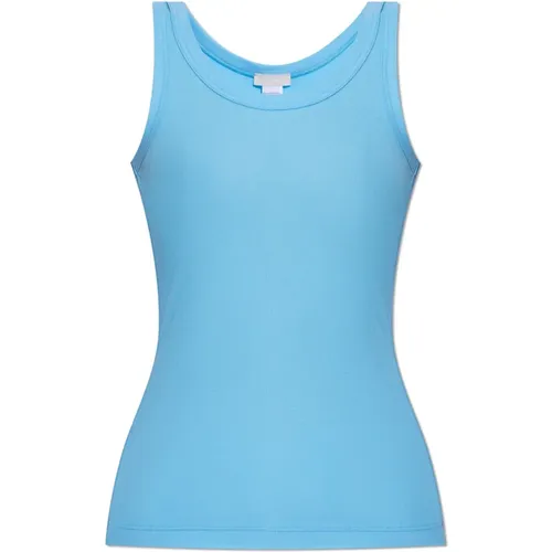 Geripptes Tanktop , Damen, Größe: M - Hanro - Modalova