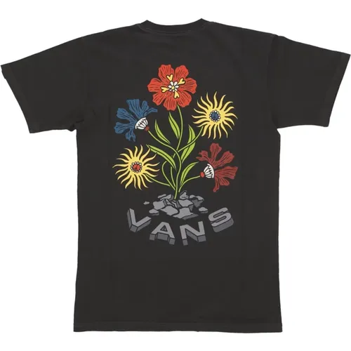 Vintage Blumen Beton T-shirt , Herren, Größe: L - Vans - Modalova