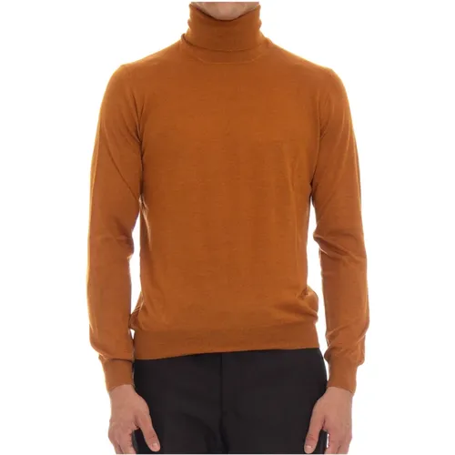 Wool Silk Sweater , male, Sizes: XL, M, S, 2XL, L - Tagliatore - Modalova