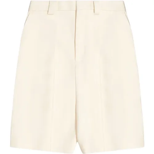 Bermuda Shorts mit hoher Taille und regulärer Passform , Damen, Größe: 2XS - Laneus - Modalova