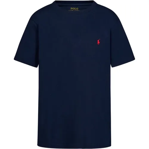 Blaue T-Shirts und Polos mit Pony-Stickerei - Polo Ralph Lauren - Modalova
