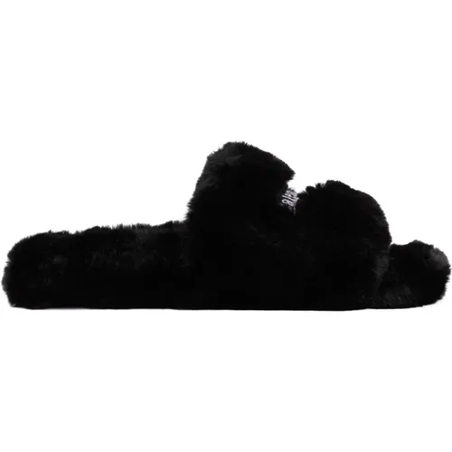 Furry Slides Shoes , male, Sizes: 11 UK, 9 UK - Balenciaga - Modalova