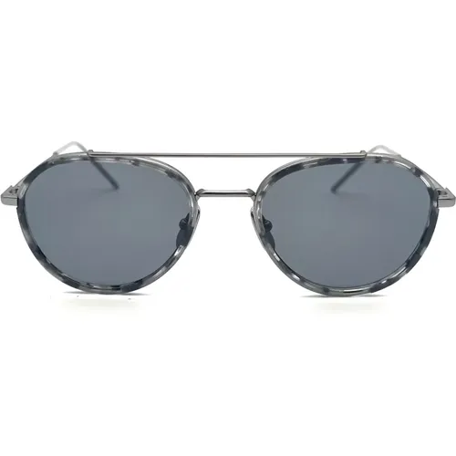 Grey Sunglasses for Men , male, Sizes: 51 MM - Thom Browne - Modalova