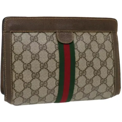 Pre-owned Leder clutches - Gucci Vintage - Modalova