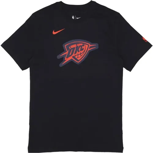 NBA City Edition Logo Tee , Herren, Größe: L - Nike - Modalova
