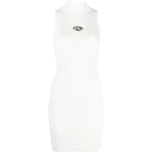 M-Onervax Weißes Kleid , Damen, Größe: 2XS - Diesel - Modalova