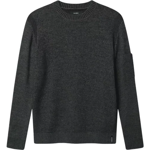 Melierter Strickpullover mit Tasche , Herren, Größe: 2XL - Gabba - Modalova