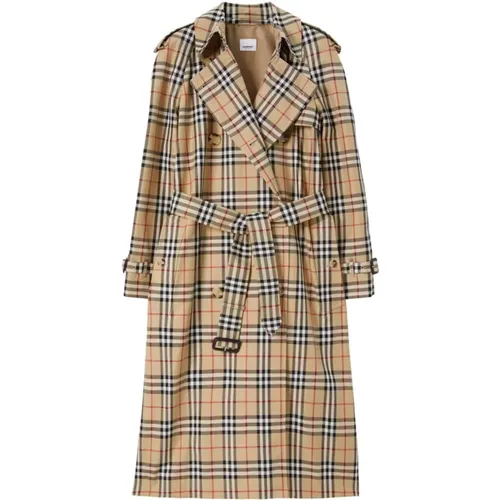Single-Breasted Coat for Women , female, Sizes: 3XS, 2XS, XS - Burberry - Modalova