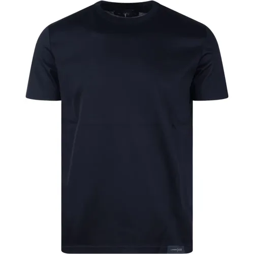 Slim Fit Baumwoll T-Shirt , Herren, Größe: 3XL - Low Brand - Modalova